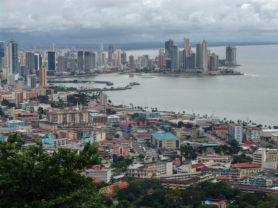 Panama-City ist eine moderne Stadt mit einer sehr schönen Skyline.